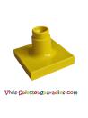 Lego Duplo Stütze Schild Pfosten Schirm Ständer Kurz - Dünne Basis (4375) gelb