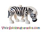 Duplo-Zebra, gerippte Mähne mit schwarzen Enden (4415c01pb01)