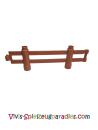 Lego Duplo Zaun 1 x 10 x 2, ineinander greifend (47548) rotbraun
