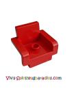 Lego Duplo Stuhl Sessel mit Niete 3 x 2 1/2 x 2 Sessel mit Niete (4885) rot