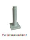 Lego Duplo Support Shield Post Lampshade stand high (4913) light gray
