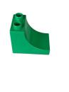 Lego Duplo, Stein 2 x 3 x 2 mit Kurve (2301) grün