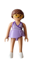 Playmobil Frau mit Rock Lila/Weiß