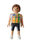 Playmobil Mann mit weißem Hemd gestreift