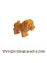 Lego Duplo Löwe (leon02c01pb01) erde orange